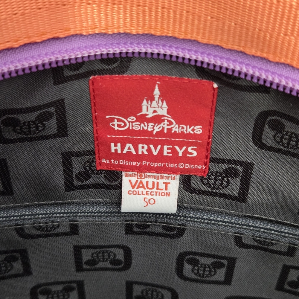 HARVEYS SEATBELT WALT DISNEY WORLD 50th ANNIVERSARY ORANGE BIRD STREAMLINE TOTE - Picture 6 of 8